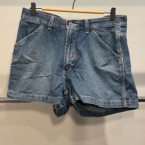 Old Navy Blue Jeans with Red Stitching